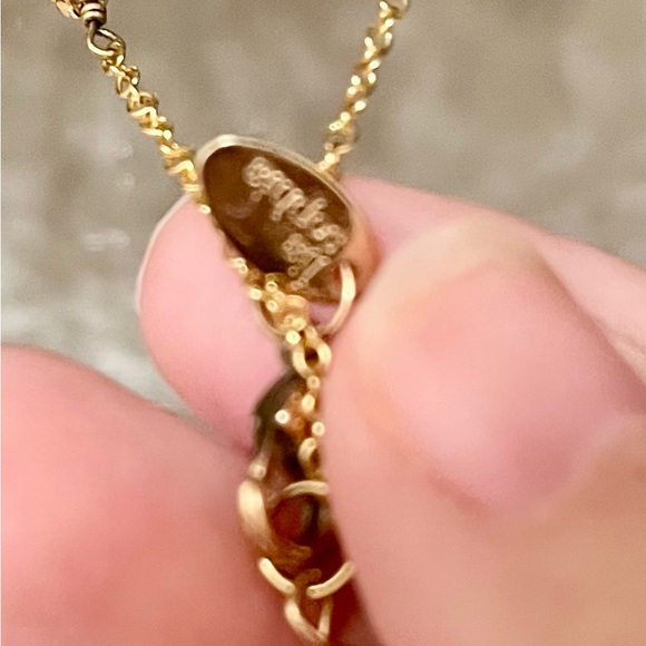 Lia Sophia Gold-Tone Necklace with Brown Faceted Bead & Tassel - Picture 9 of 9